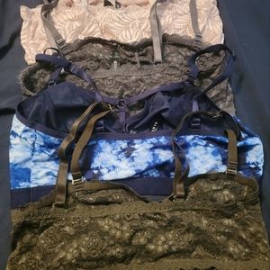 Lot of four Torrid bralettes size 00